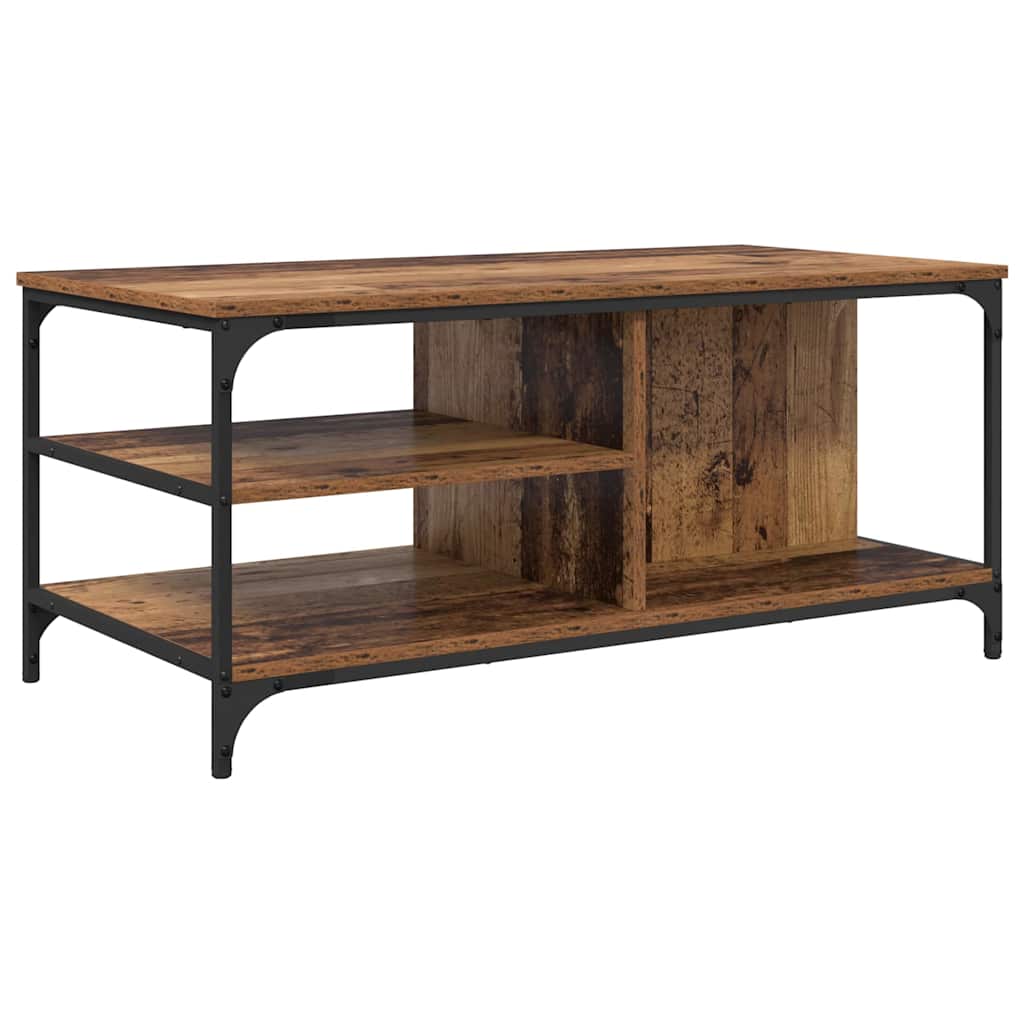 Mesa de Café Madera Vieja 100 x 50 x 45 cm Madera contrachapada