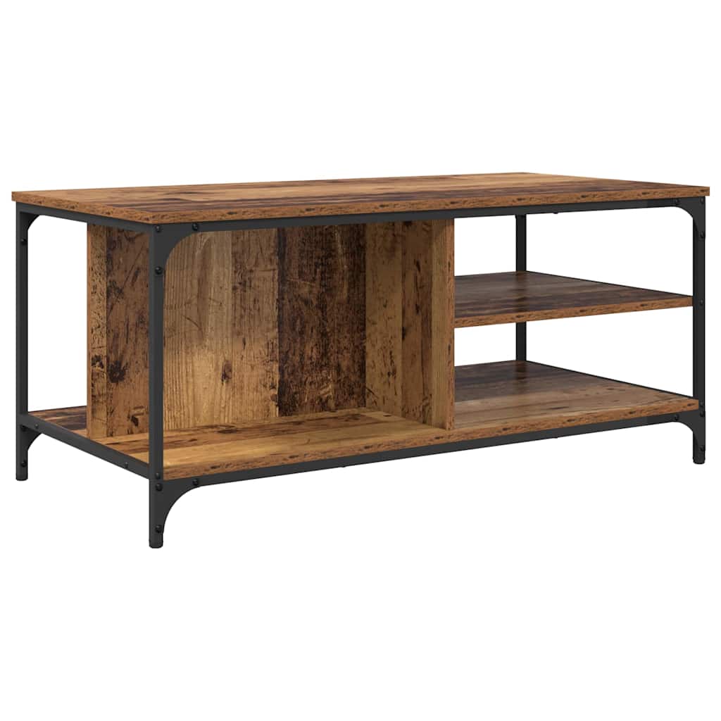 Mesa de Café Madera Vieja 100 x 50 x 45 cm Madera contrachapada