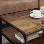 Mesa de Café Madera Vieja 90 x 49 x 40 cm Madera contrachapada