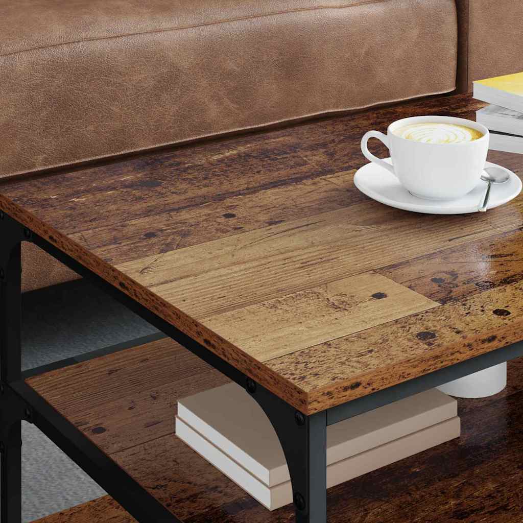 Mesa de Café Madera Vieja 90 x 49 x 40 cm Madera contrachapada