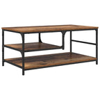 Mesa de Café Madera Vieja 90 x 49 x 40 cm Madera contrachapada