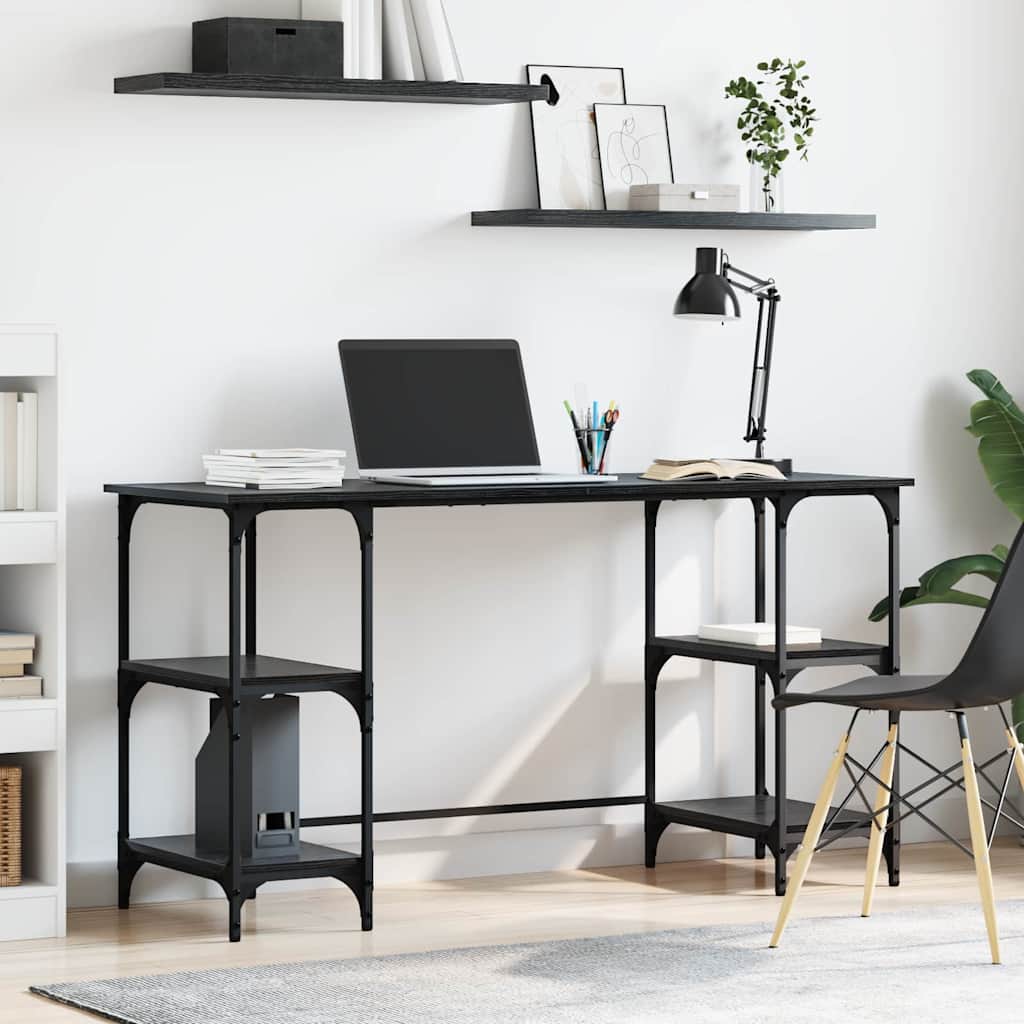 Desk with shelf Artisan Oak 140 x 50 x 75 cm