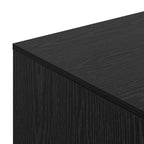 Caixa para WC de Gato Carvalho Preto 47 x 59 x 42 cm
