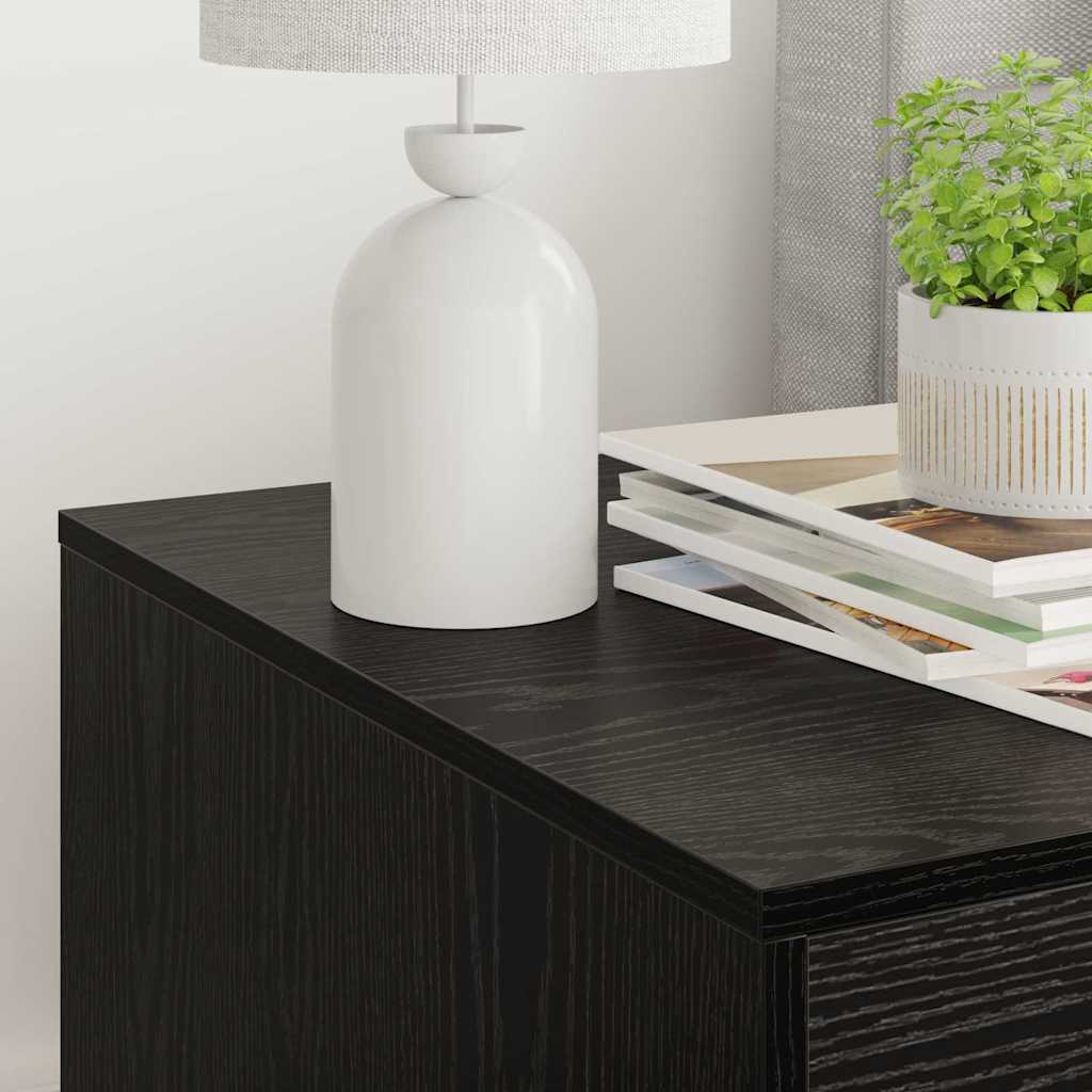 Caixa para WC de Gato Carvalho Preto 47 x 59 x 42 cm