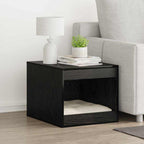 Caixa para WC de Gato Carvalho Preto 47 x 59 x 42 cm