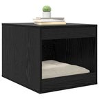Caixa para WC de Gato Carvalho Preto 47 x 59 x 42 cm