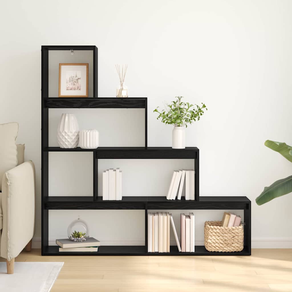 Librería Separadora de Ambientes Roble Negro