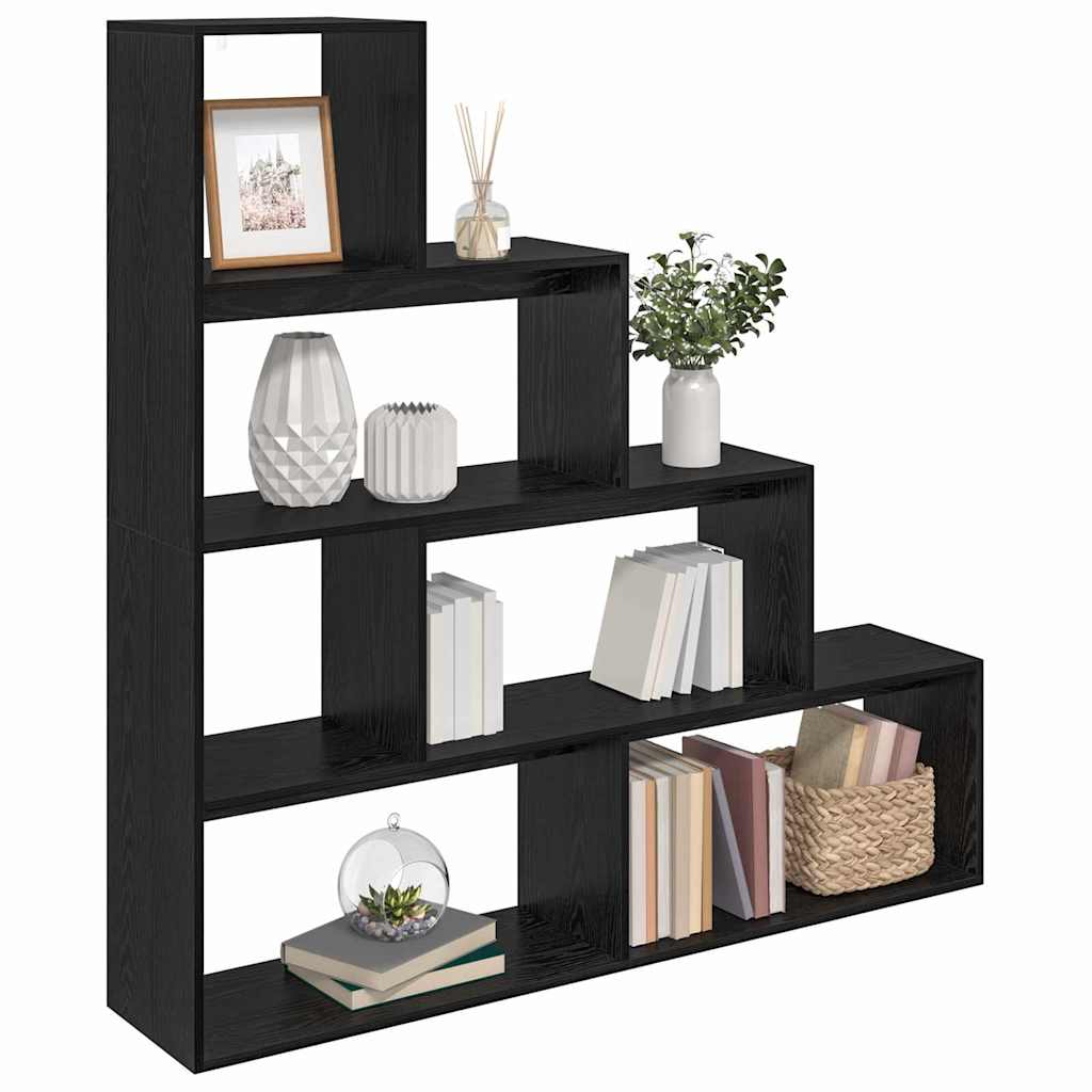 Librería Separadora de Ambientes Roble Negro