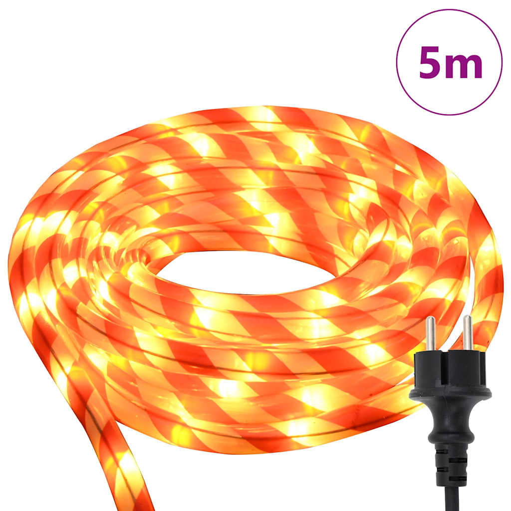 Luz de cuerda con 120 LED Cálido 5 m PVC