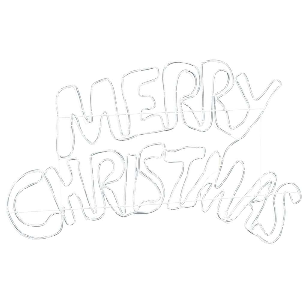 Cartel de Navidad con 240 LED Multicolor 99,5 x 54 cm PVC