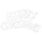 Cartel de Navidad con 240 LED Multicolor 99,5 x 54 cm PVC