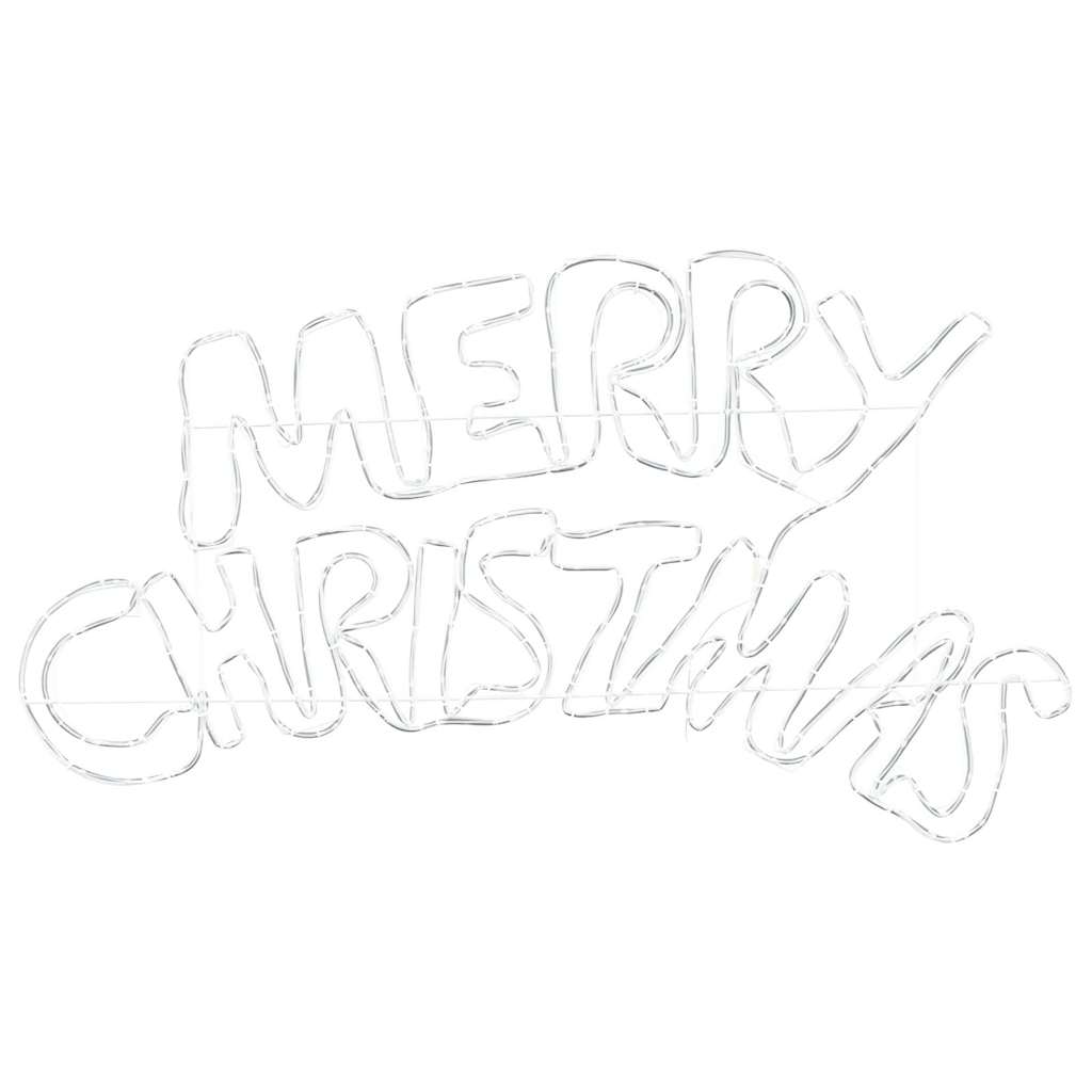 Cartel de Navidad con 240 LED Multicolor 99,5 x 54 cm PVC