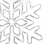 Copos de nieve navideños Azul 55.5 x 55.5 x 0.75 cm PVC