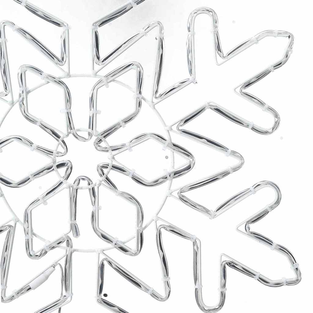 Copos de nieve navideños Azul 55.5 x 55.5 x 0.75 cm PVC