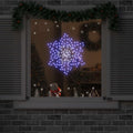 Copos de nieve navideños Azul 55.5 x 55.5 x 0.75 cm PVC