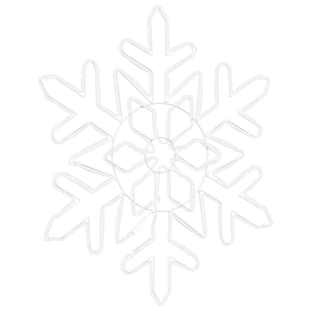 Copos de nieve navideños Azul 55.5 x 55.5 x 0.75 cm PVC
