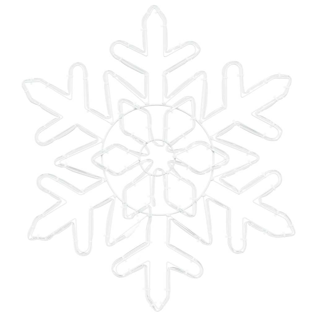 Copos de nieve navideños Azul 55.5 x 55.5 x 0.75 cm PVC