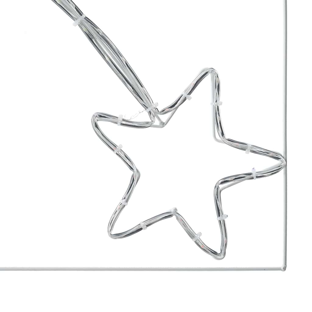 Estrella de Navidad con 432 LED Multicolor 182 x 58 cm PVC