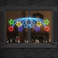 Estrella de Navidad con 432 LED Multicolor 182 x 58 cm PVC