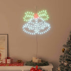 Campana de Navidad con 144 LED Multicolor 57 x 47,5 cm PVC