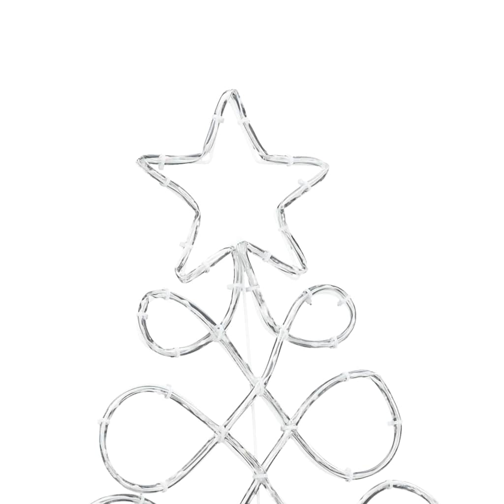 Luz en forma de árbol de Navidad Multicolor 78 x 58 cm PVC