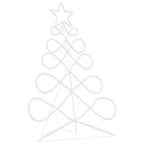 Luz en forma de árbol de Navidad Multicolor 78 x 58 cm PVC