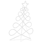 Luz en forma de árbol de Navidad Multicolor 78 x 58 cm PVC