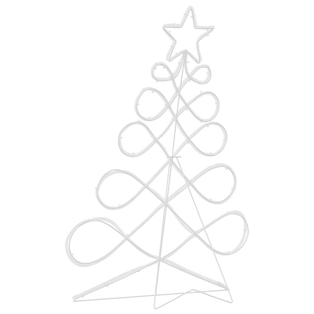 Luz en forma de árbol de Navidad Multicolor 78 x 58 cm PVC