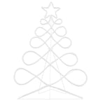 Luz en forma de árbol de Navidad Multicolor 78 x 58 cm PVC