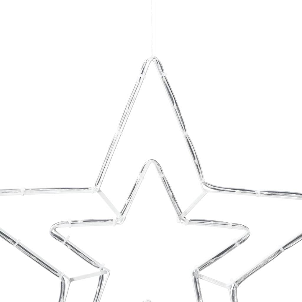 Estrella de Navidad con 72 LED Frío 51,5 x 50 x 0,65 cm Hierro