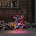 Luz de Santa Claus Multicolor 58.5 x 60 x 1.3 cm Hierro