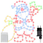 Luz de Santa Claus Multicolor 58.5 x 60 x 1.3 cm Hierro