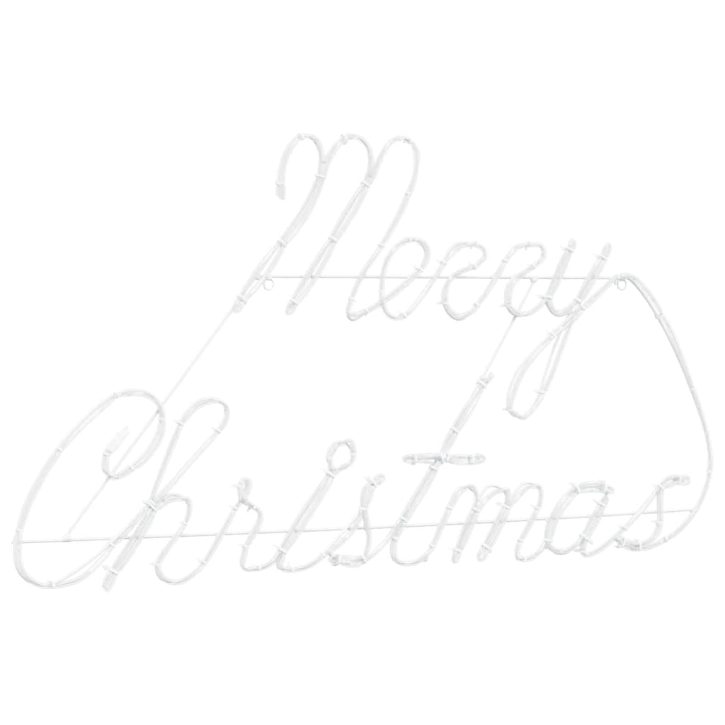Cartel de Navidad con 216 LED Rojo 99 x 55 x 13 cm Hierro