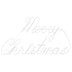 Cartel de Navidad con 216 LED Rojo 99 x 55 x 13 cm Hierro