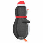 Figura de pingüino de nieve con 600 LED Cálido 78 x 178 cm tela