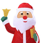 Santa Claus Navideño con 200 LED Cálido 100 x 180 cm tela