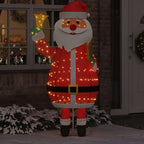Santa Claus Navideño con 200 LED Cálido 100 x 180 cm tela