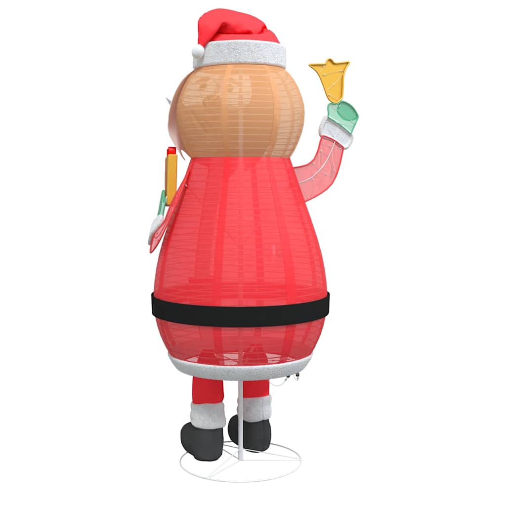 Santa Claus Navideño con 200 LED Cálido 100 x 180 cm tela