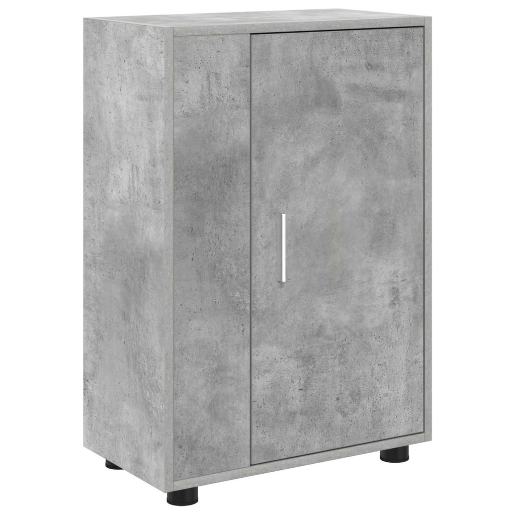 Conjunto de mueble de TV 4 pcs Gris Concreto