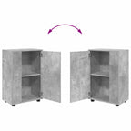 Conjunto de mueble de TV 4 pcs Gris Concreto