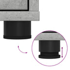 Conjunto de mueble de TV 4 pcs Gris Concreto