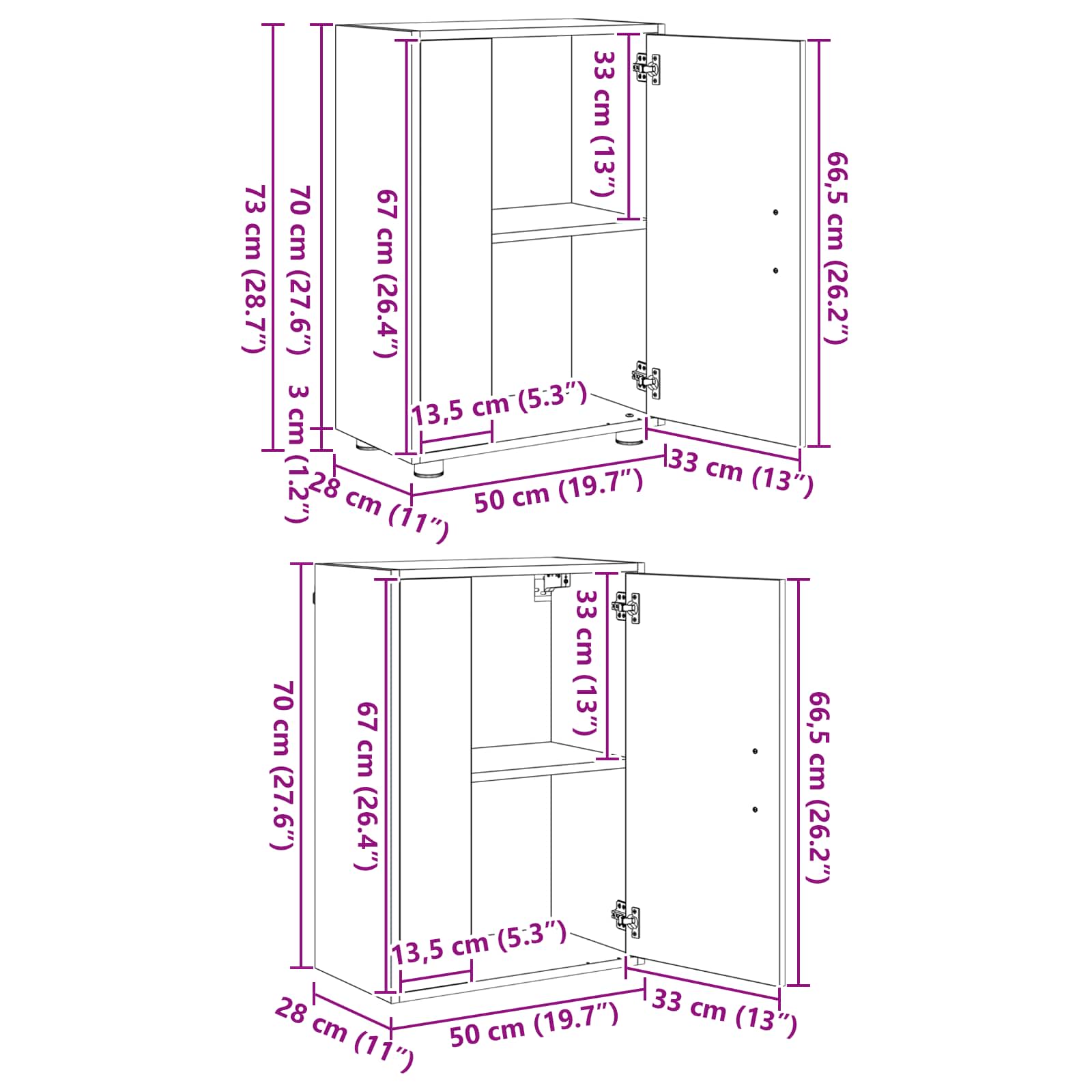 Conjunto de mueble de TV 4 pcs Gris Concreto