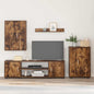 Conjunto de mueble de TV 4 pcs Gris Concreto