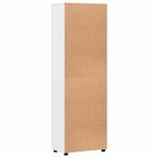 Aparador alto con estante FLORIN brillante 60 x 35 x 182 cm