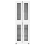 Aparador alto con estante FLORIN brillante 60 x 35 x 182 cm