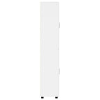 Aparador alto con estante FLORIN brillante 60 x 35 x 182 cm