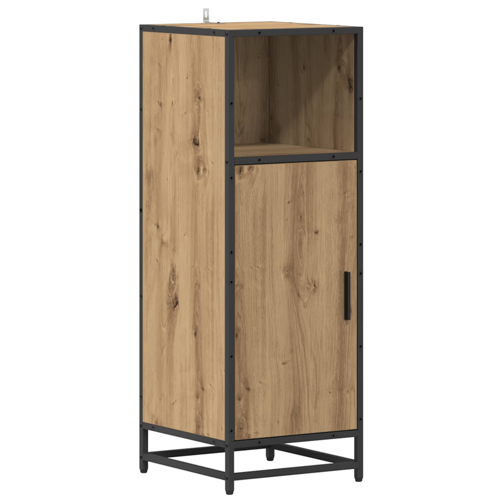 Juego de muebles de baño con cajón 3 pcs Roble artesanal