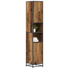 Juego de muebles de baño Madera envejecida 35 x 37,5 x 188,5 cm