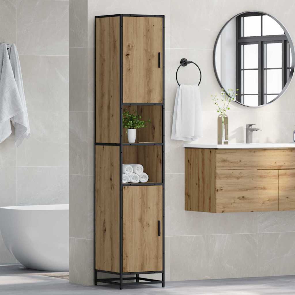 Juego de muebles de baño Roble artesanal 35 x 37,5 x 188,5 cm