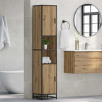 Juego de muebles de baño Roble artesanal 35 x 37,5 x 188,5 cm